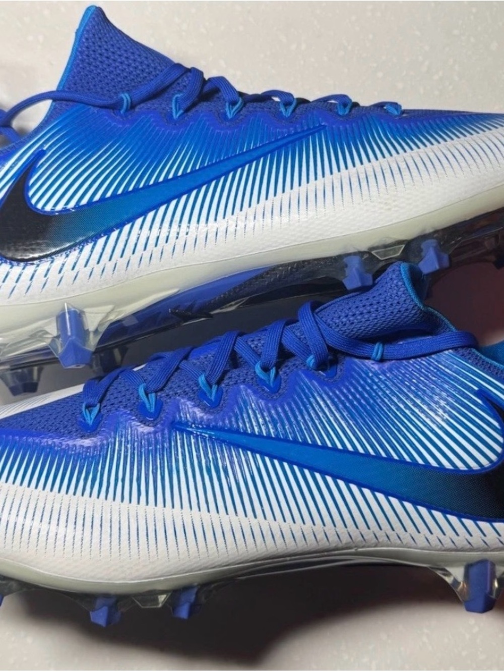 Nike Vapor Untouchable Pro Mens 16 Football Cleats Blue White 833385-400 New